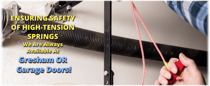 Broken Garage Door Spring Gresham OR